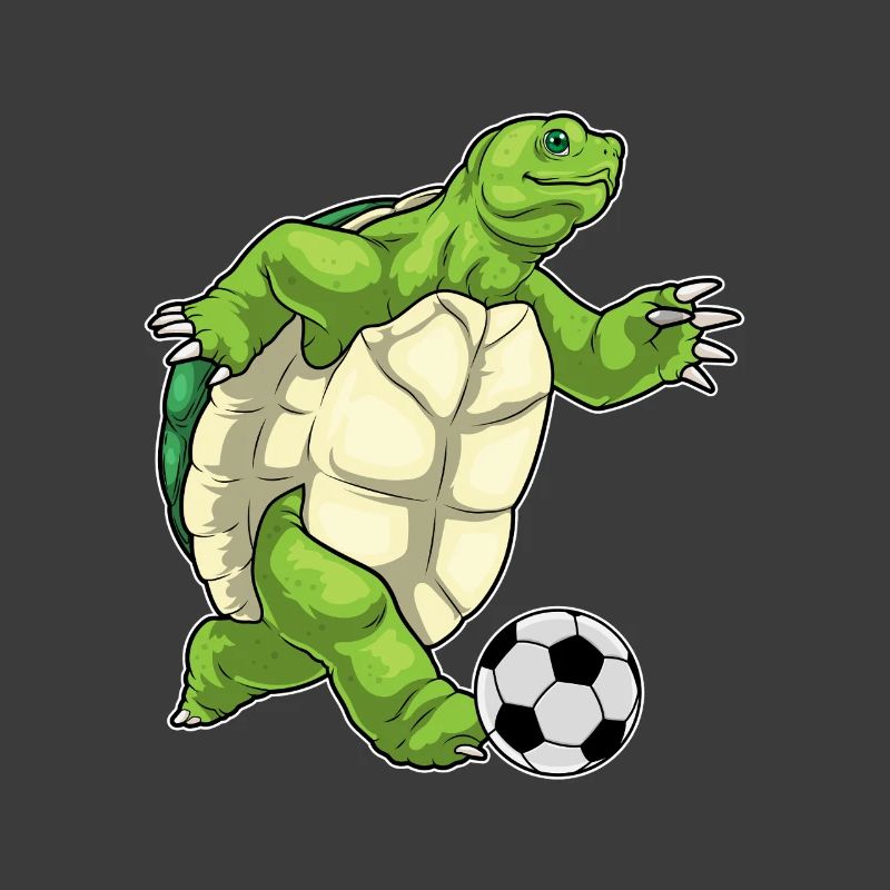 Turtle Soccer Player Soccer