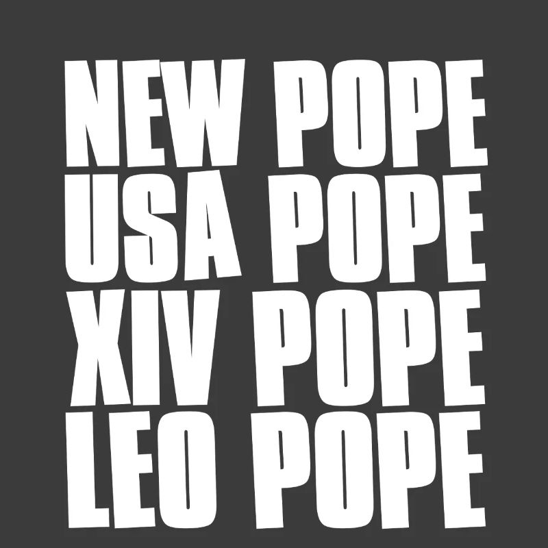 Pope Text Pun Leo USA