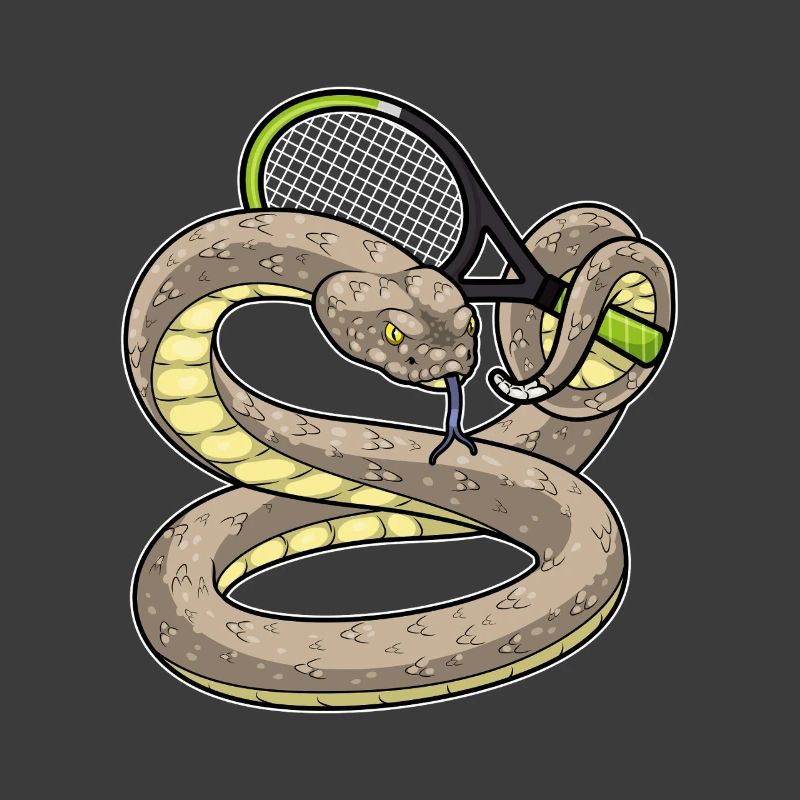 Snake Tennis Racket