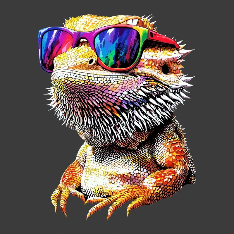 Bartagame Echse Bearded Dragon Süße Bartagamen