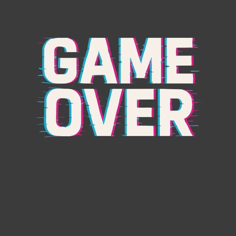 Game Over – Glitch Effekt