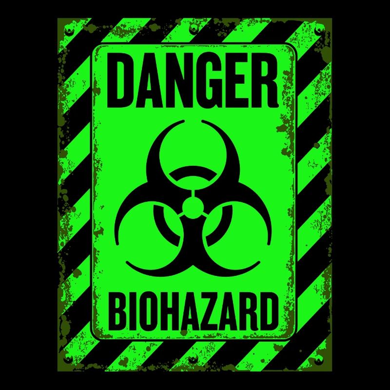 Danger Biohazard Grunge Zombies Apocalypse