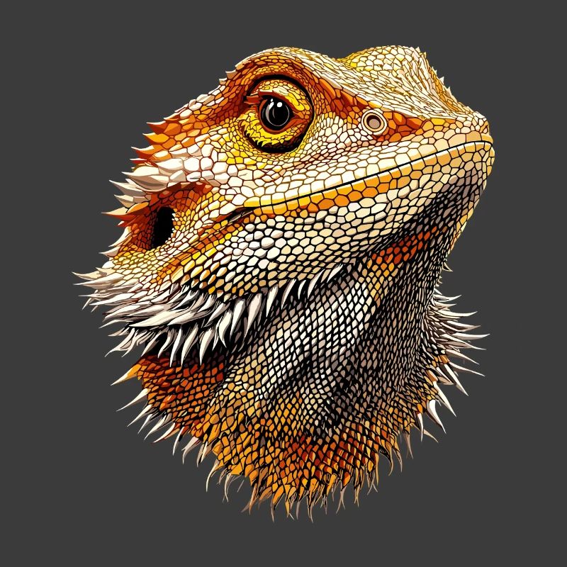 Bartagame Echse Bearded Dragon Süße Bartagamen