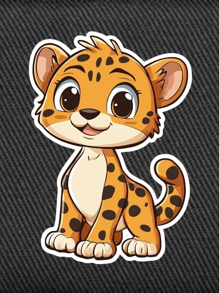 Guépard mignon