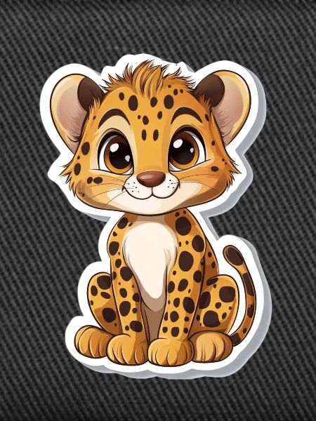 Guépard mignon