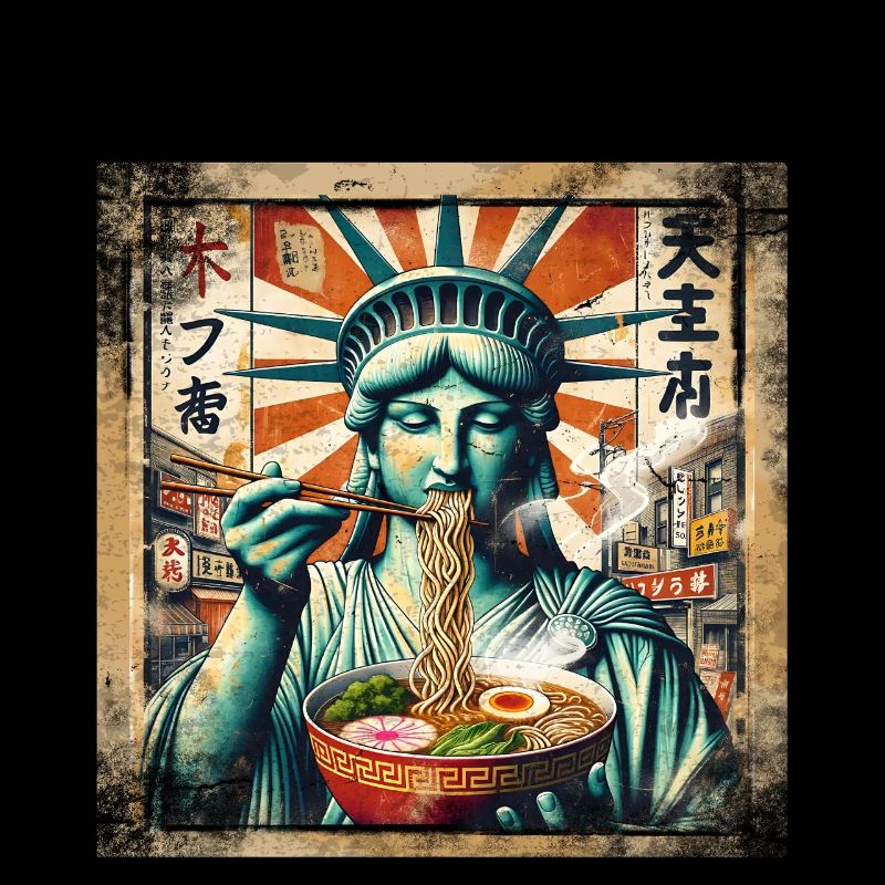 Freiheitsstatue Ramen