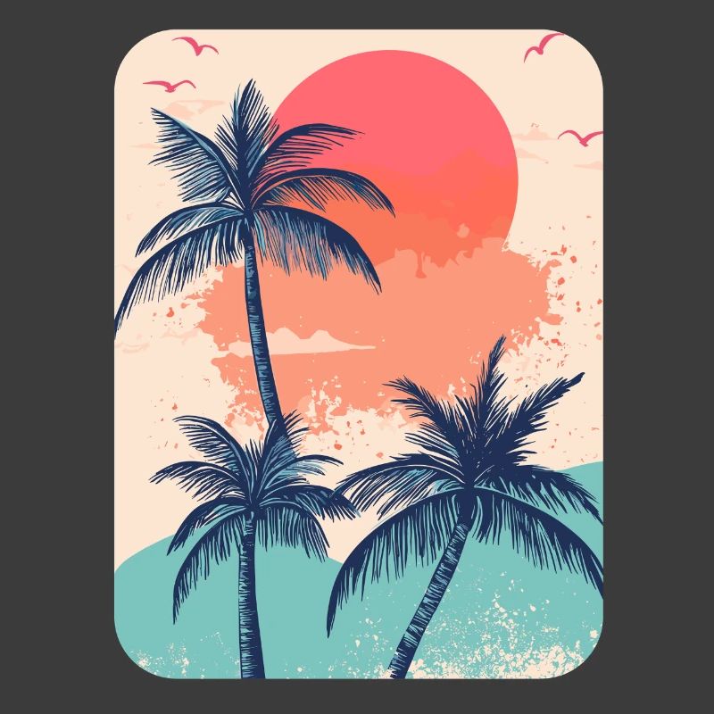 Palm Tree Sunset Summer Sun