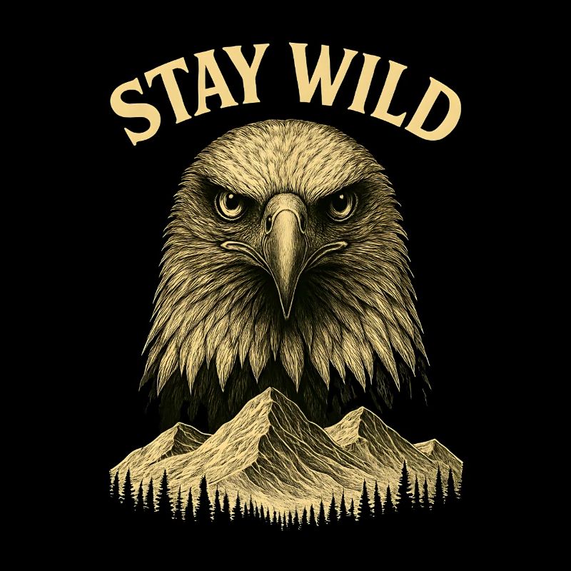 Stay Wild - Majestic Eagle
