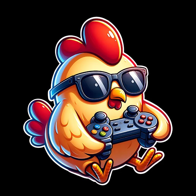 Gaming Gamer Huhn Hühner