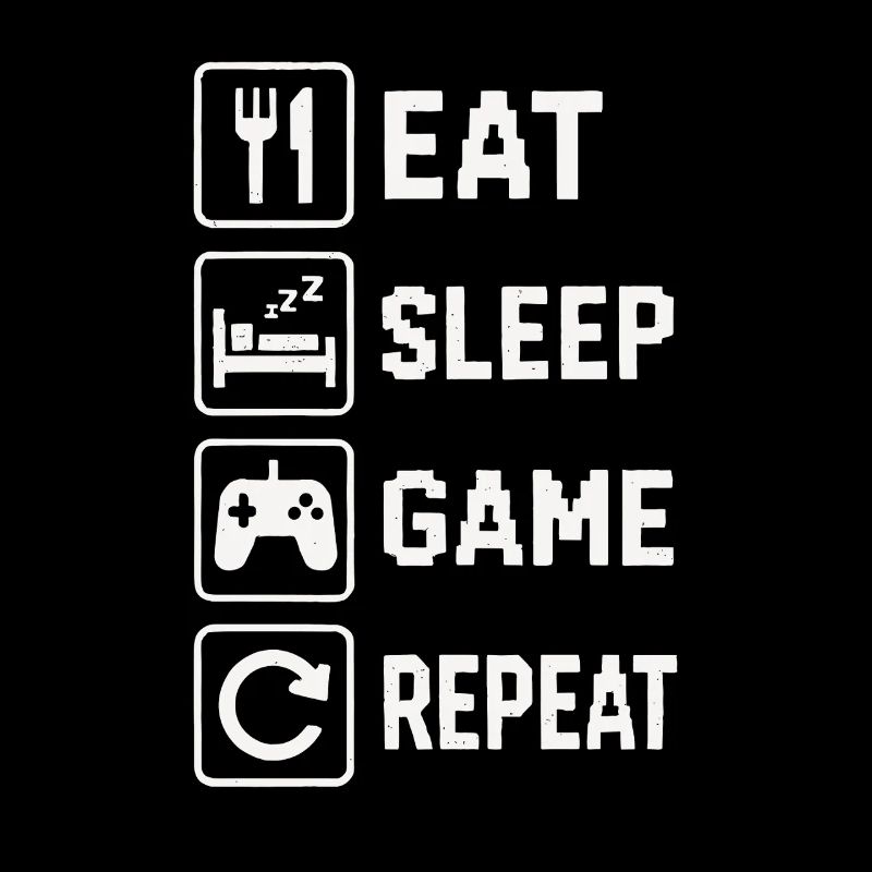Manger dormir jeu Répéter