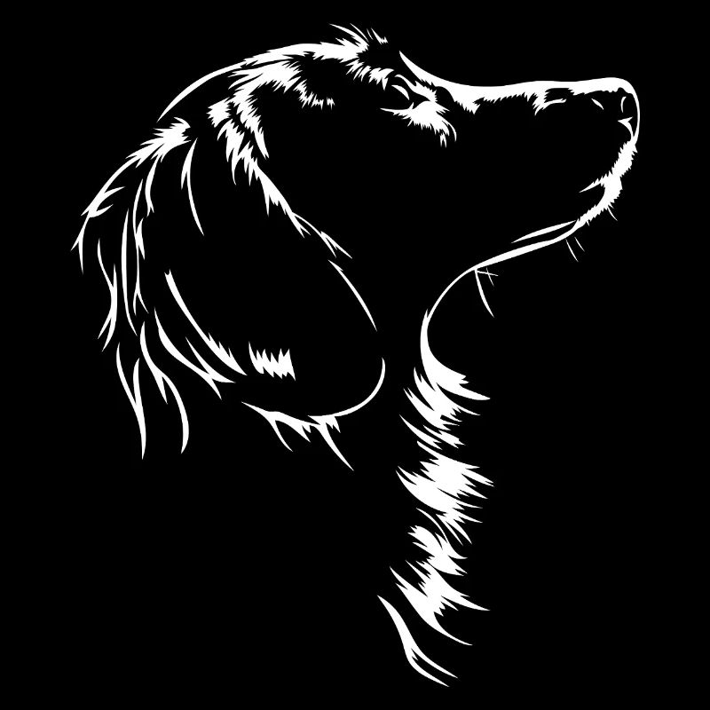 Teckel à poil long silhouette chien chien Wilsigns