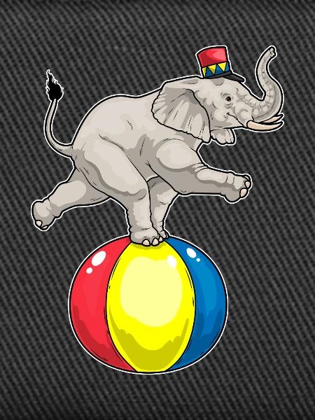Elephant Circus Ball