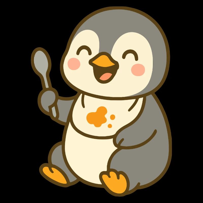 Futtern mit dem Pinguinküken – Süß & hungrig