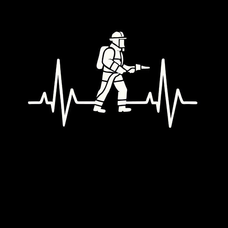 Fire brigade heartbeat – firefighters in action