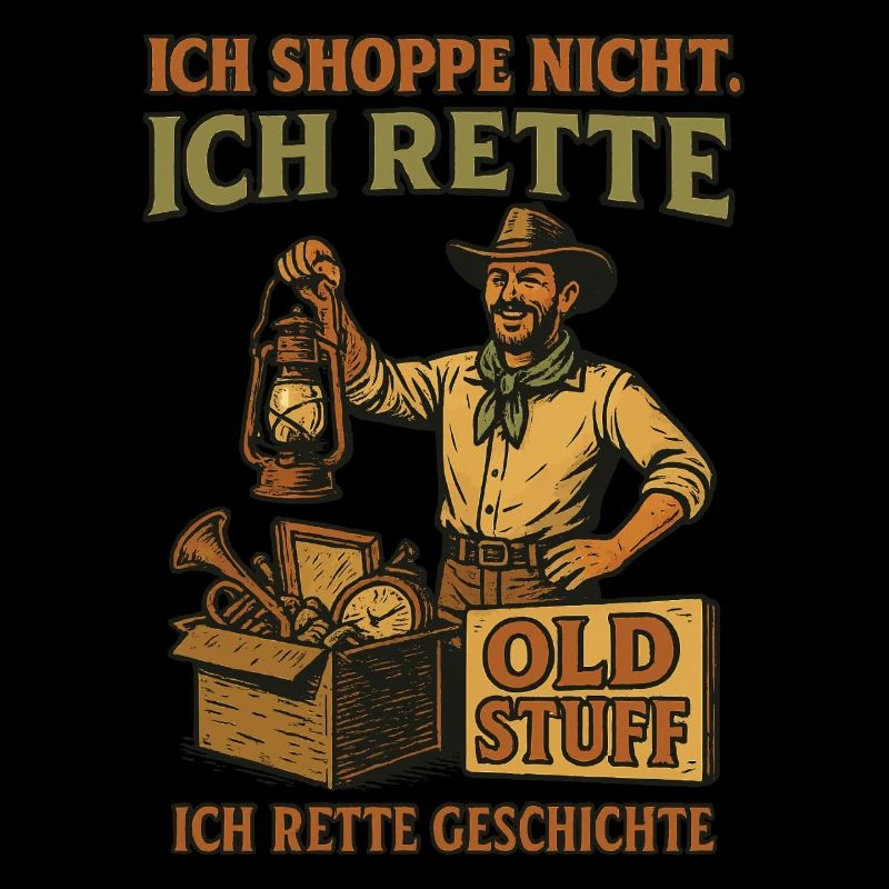 I don't shop, I save old stuff history