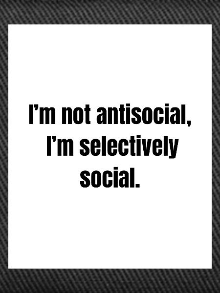 Selectively Social – Introvert Definition