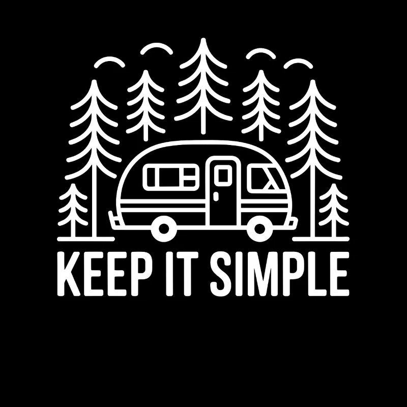 Keep It Simple Zelt Camping Natur Berge Minimalist