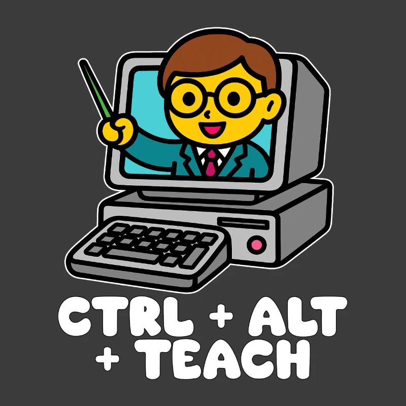 CTRL + ALT + TEACH - TEACHER GIFT