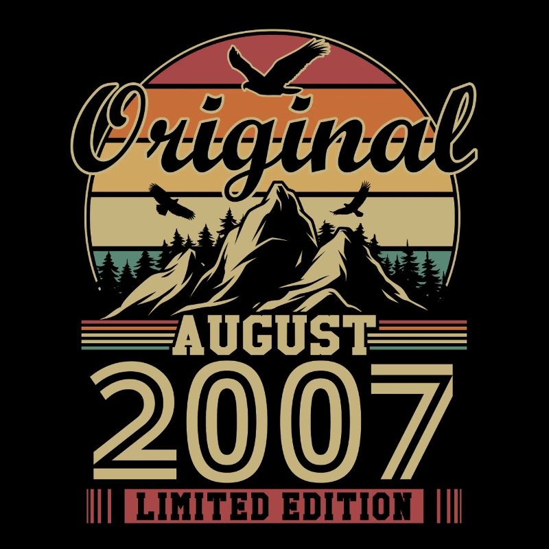 Vintage August 2007 Vintage Birthday Gift