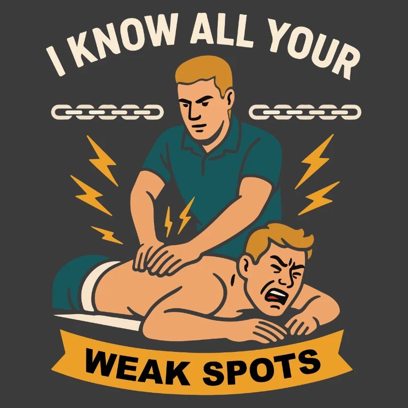 Physiotherapists know all their weak points