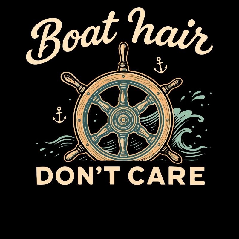 Drôle de dire bateau capitaine bateau cheveux