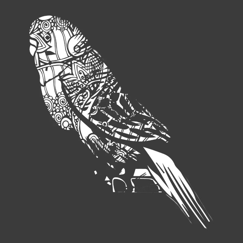 Parakeet Floral Pattern