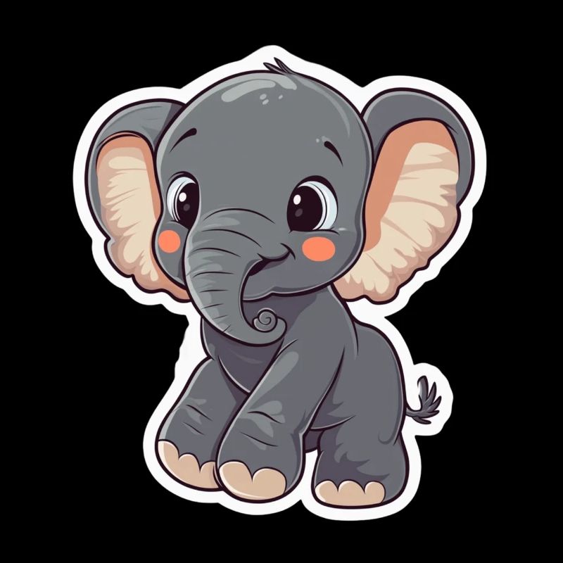 Cute elephant – gift idea for animal lovers