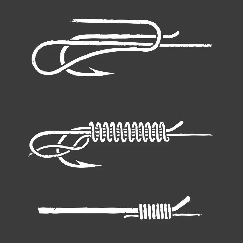 Fish Hook Knot Instruction WHITE