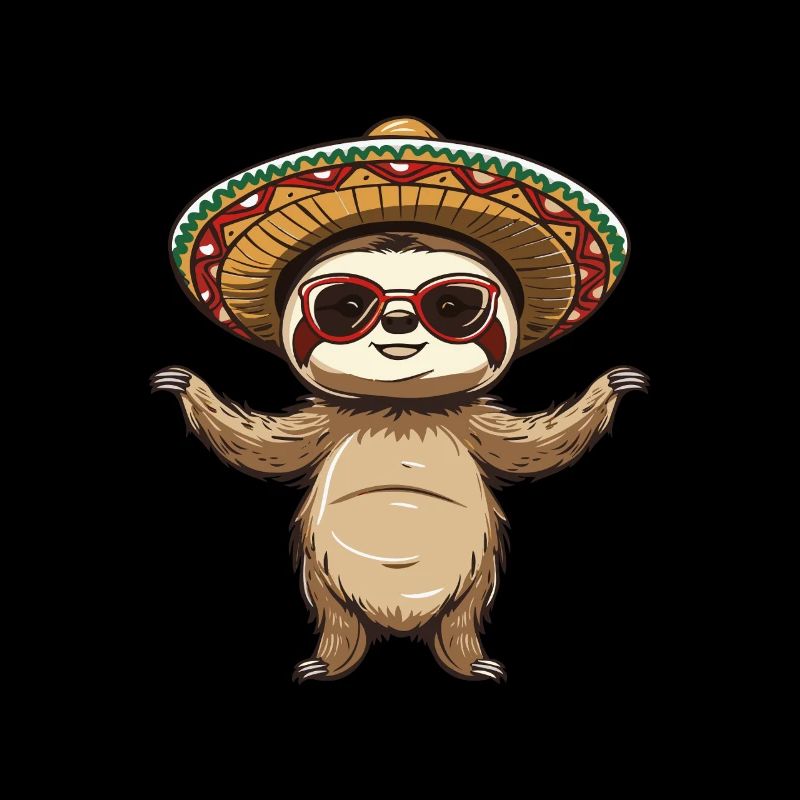 Sloth Funny Sombrero