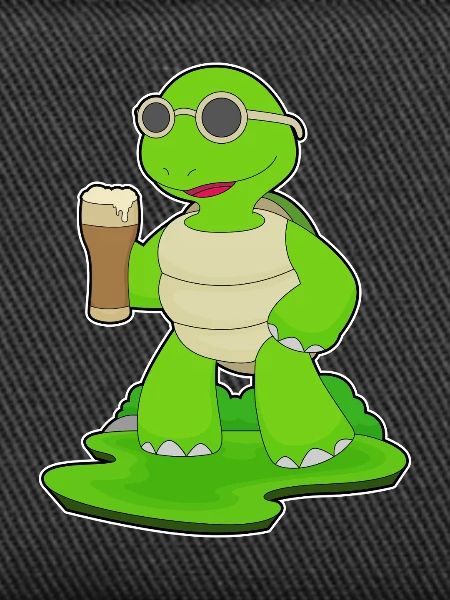 Schildkröte Bier