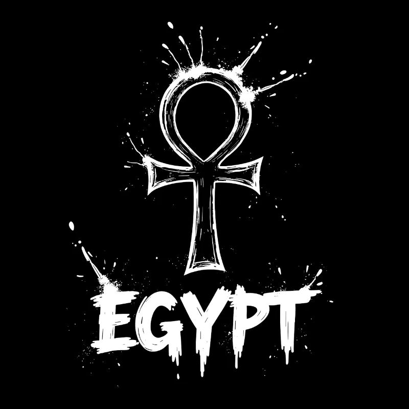 Égypte Ankh Symbole Splash