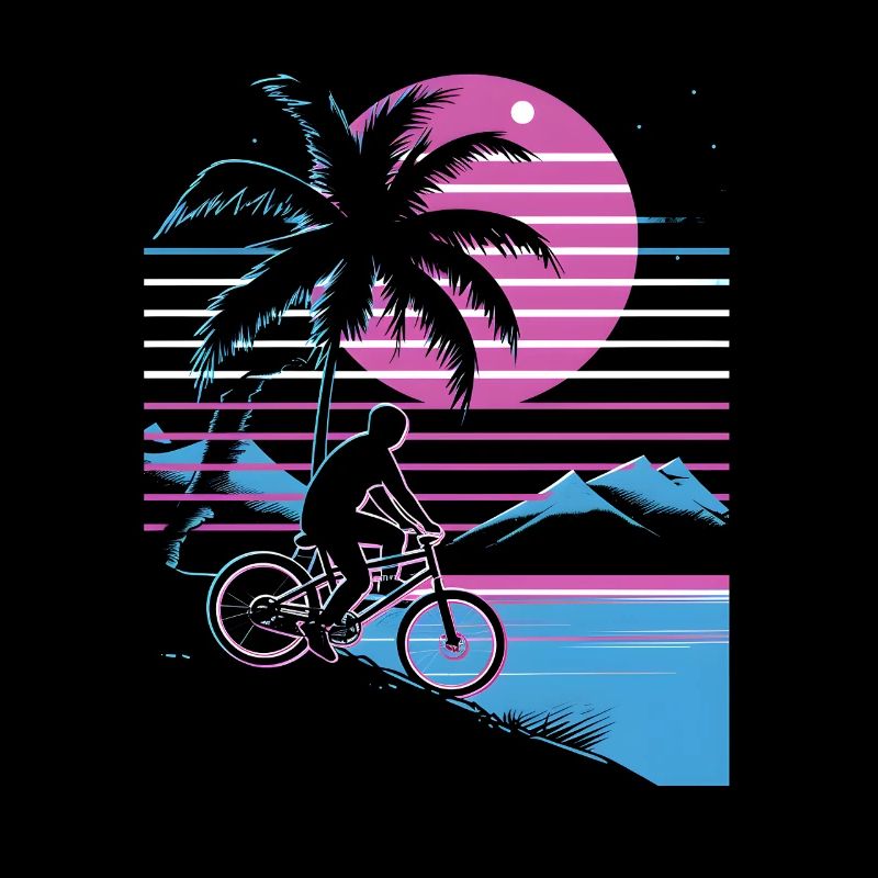 Mountainbiking Synthwave