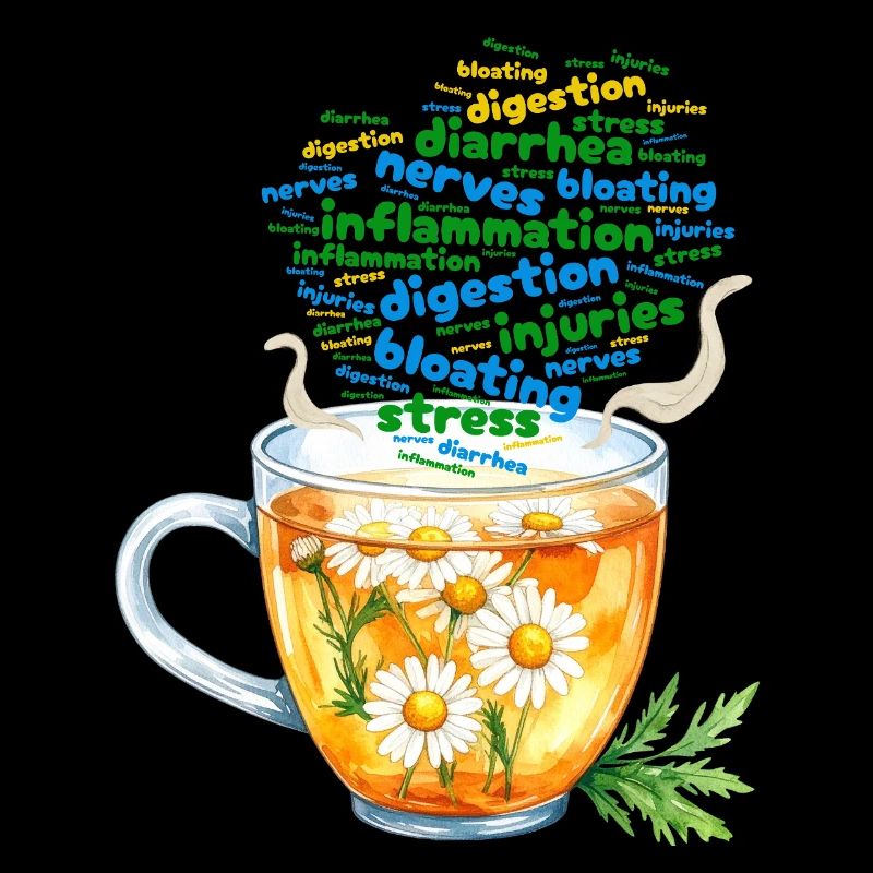 Chamomile tea for stress