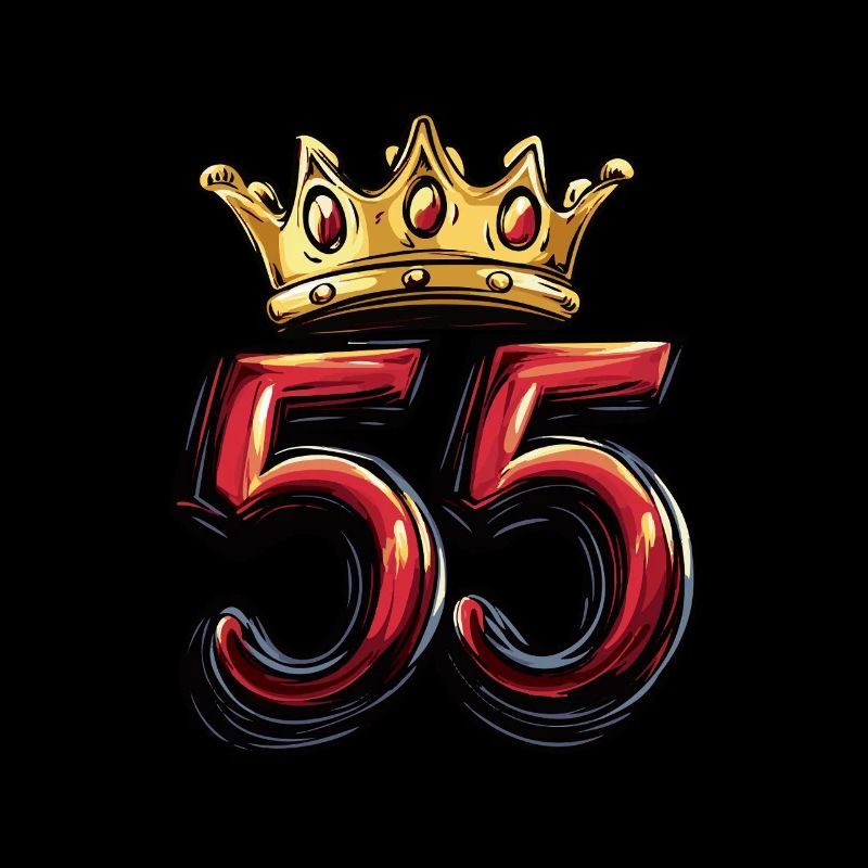 55 Zahl Krone