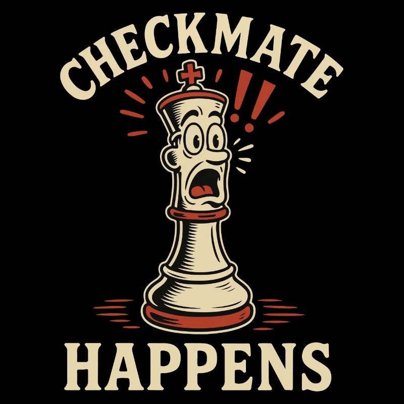 Checkmate Happens Joueur d’échecs Enthousiaste Tableau