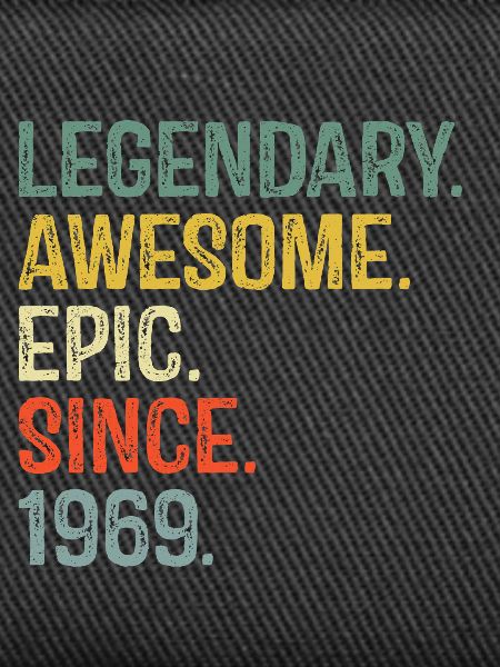 Retro 1969 Celebration Graphic