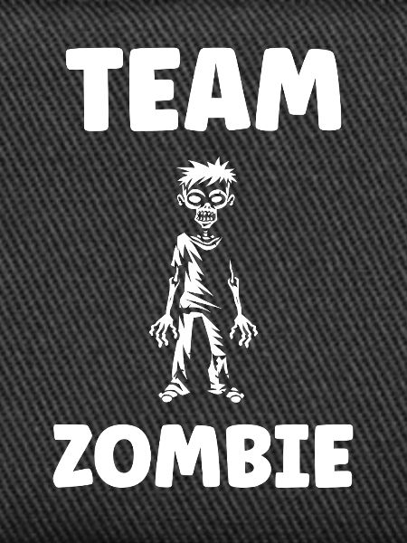 Energetisches Zombie-Design mit Text