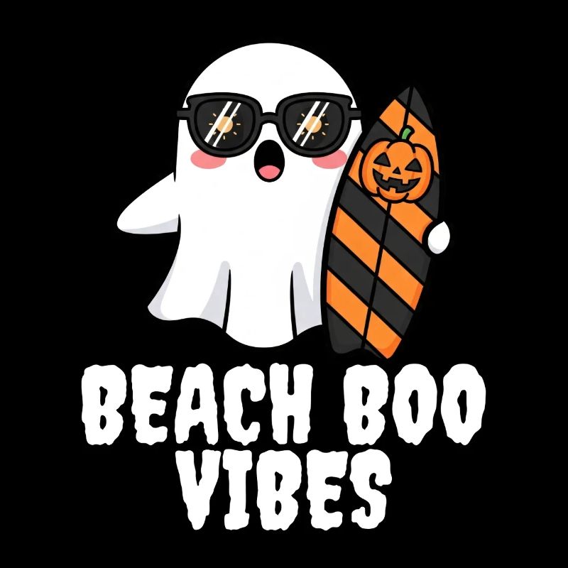BEACH BOO VIBES - GHOST HALLOWEEN