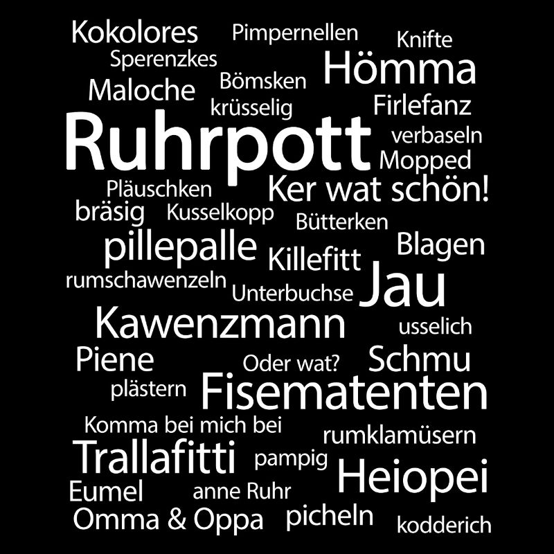 Ruhrpott Language Dortmund Bochum Hömma Ruhrdeutsch