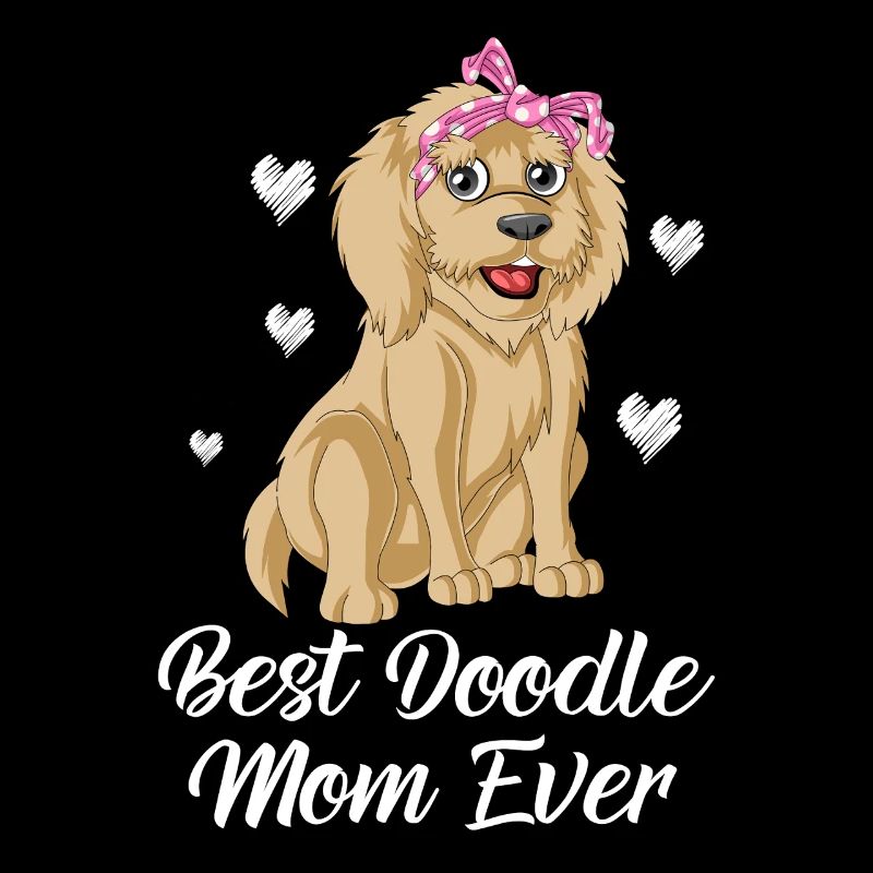 Doodle Mama Hund Illustration