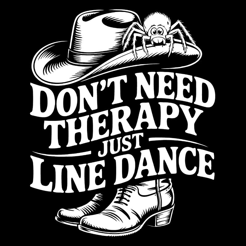 Line Dance Humor Mit Cowboyhut