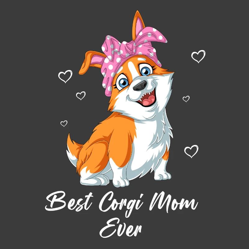 Süße Corgi Mama Statement Muttertagsgeschenk