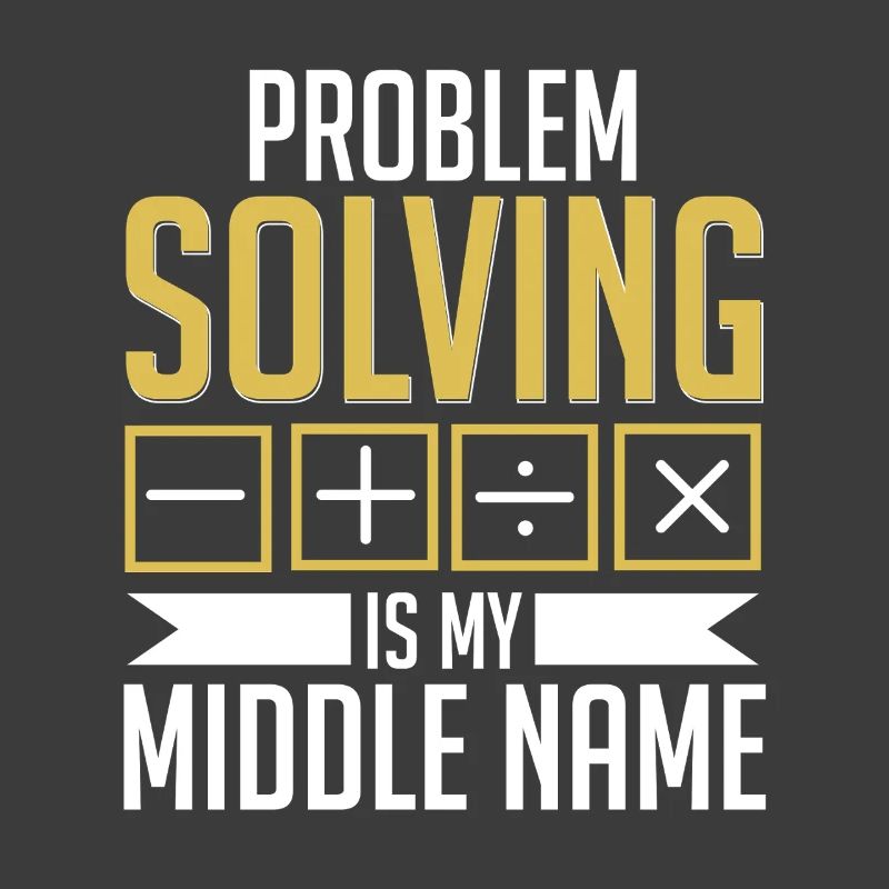 Mathe Mathelehrer Problem Solving My Middle Name