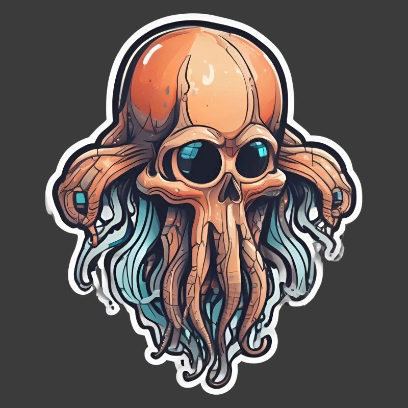 Eco-Friendly Squid Skull
