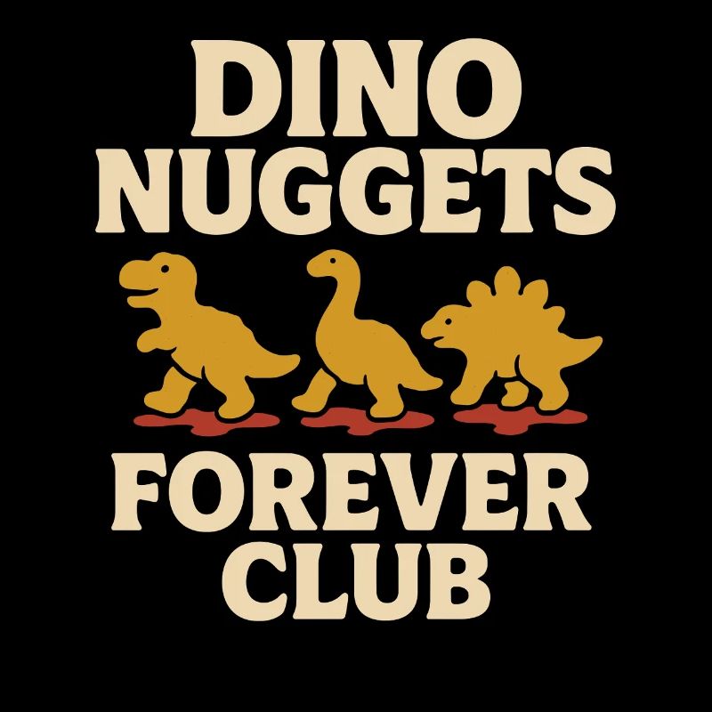 Dino Nuggets Nostalgie Drôle Snack Dinosaure