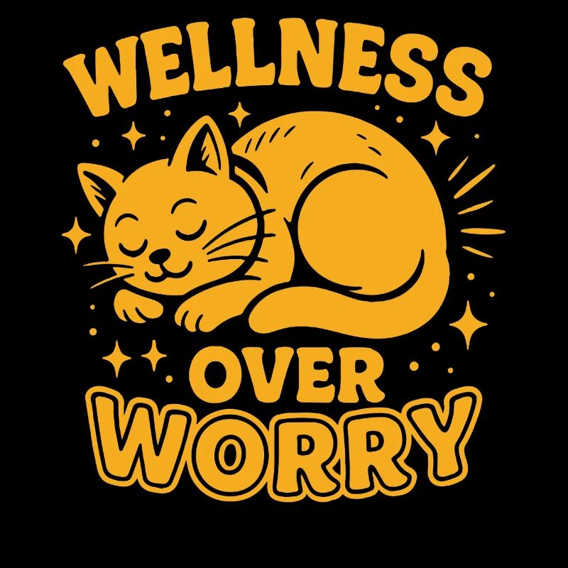 Wellness Over Worry Mindfulness affirmation