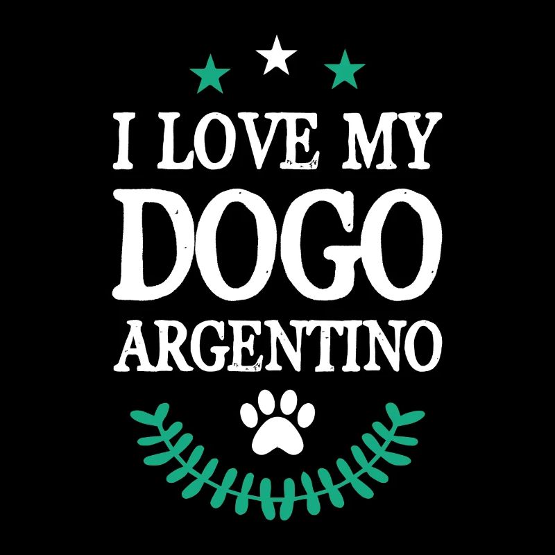 Argentinischer Hundeliebe Statement Design
