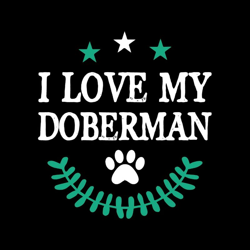 Ich liebe meinen Dobermann 