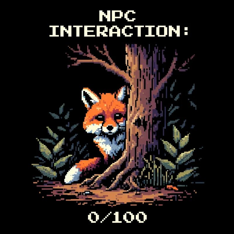 Interaction avec les PNJ : 0/100 | Humour introverti