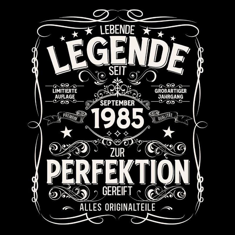 40e anniversaire Millésime Septembre Année 1985